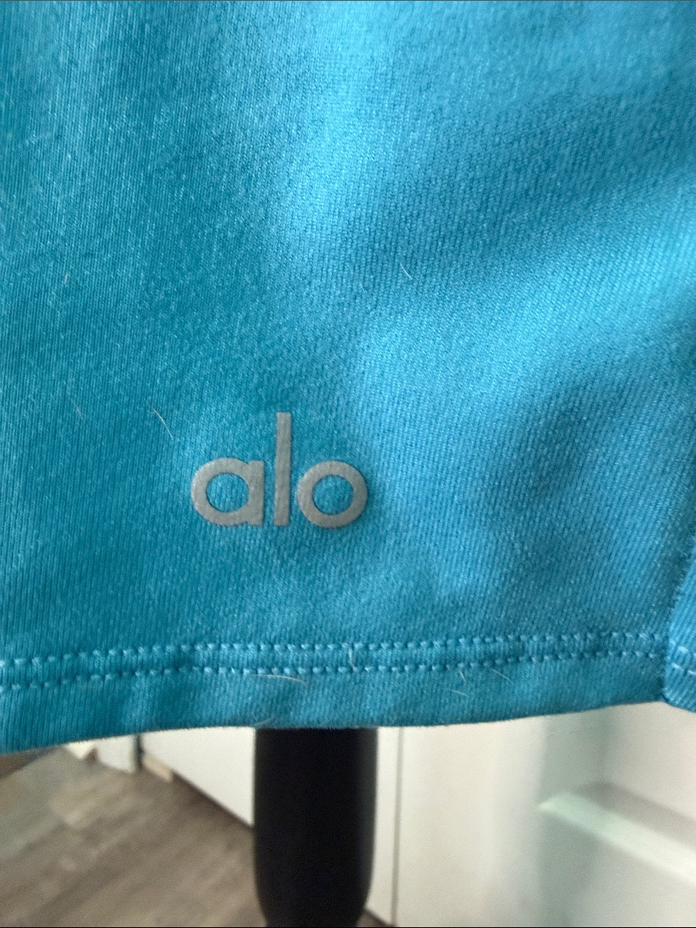 ALO Yoga Charmed Point Collar Sleeveless Tennis Dress in Blue Splash - Picture 3 of 6